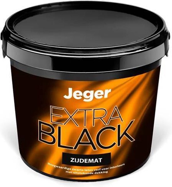 Eerlijk speelgoed journalist Jeger Muurverf Extra Zwart - 5 liter | bol.com