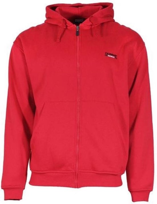 Donnay Fleece Full Zip Hoodie - Sweaters - rood - XS | bol.com