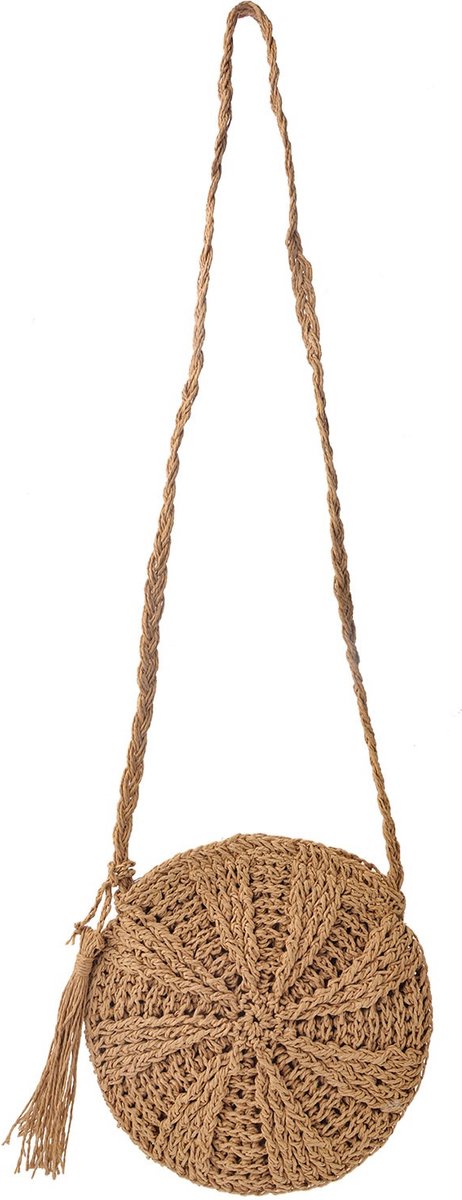 Juleeze Handtas Dames Beige Papierstro