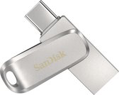 Sandisk Ultra Dual Drive Luxe USB flash drive 512 GB USB Type-A / USB Type-C 3.2 Gen 1 (3.1 Gen 1) Roestvrijstaal