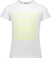 Geisha-t-shirt-white/neon yellow-summer 2020