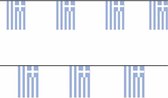 2x Guirlande de papier Grèce 4 mètres - Drapeau grec - Fournitures de fête des supporters - Décoration / décoration champêtre