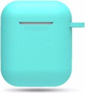 Hidzo hoes voor Apple's Airpods - Siliconen - Turquoise