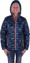 BJØRNSON KARINA Winterjas Dames - Maat 42 - Camouflage Blauw
