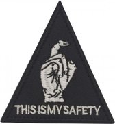 Militaire patch embleem This is my safety Blackhawk Down met klittenband