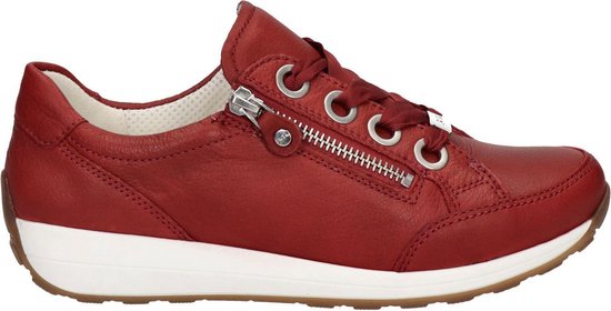 Ara 1234587 - Lage sneakersDames sneakers - Kleur: Rood - Maat: 38