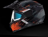 Nexx X.Vilijord Mudvalley Black Grey Orange Modular Helmet M