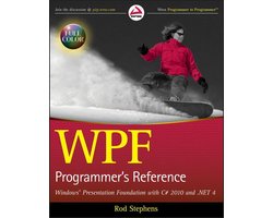 Omslag van WPF Programmer's Reference