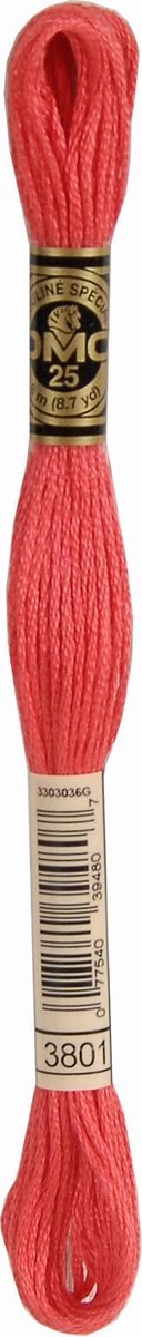 DMC Borduurgaren-3801 Licht Rood