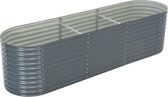 Plantenbak 320x80x81 cm gegalvaniseerd staal grijs