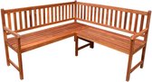 Tuinhoekbank 150 cm massief acaciahout