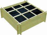 Plantenbak 120x120x40 cm FSC geïmpregneerd grenenhout