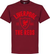 Liverpool Established T-Shirt - Donker Rood - M