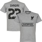 Liverpool Shaqiri 23 Team T-Shirt - Grijs - L