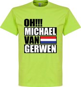 Oh Michael van Gerwen T-Shirt - Appel Groen - M