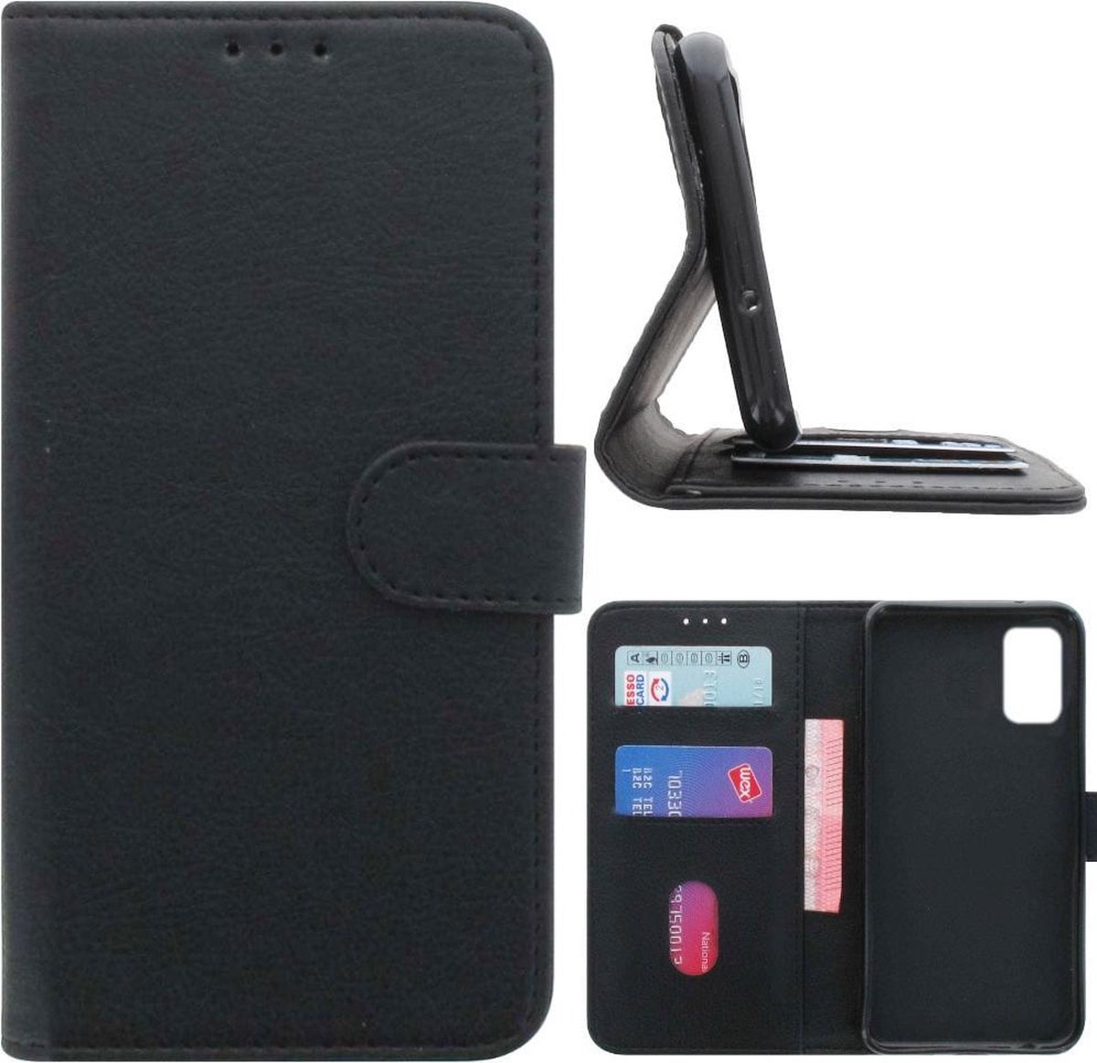 Hoesje Samsung Galaxy S20 Plus Zwart met Standaard