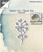 Joy!Crafts • snijstencil sketch art bloemen
