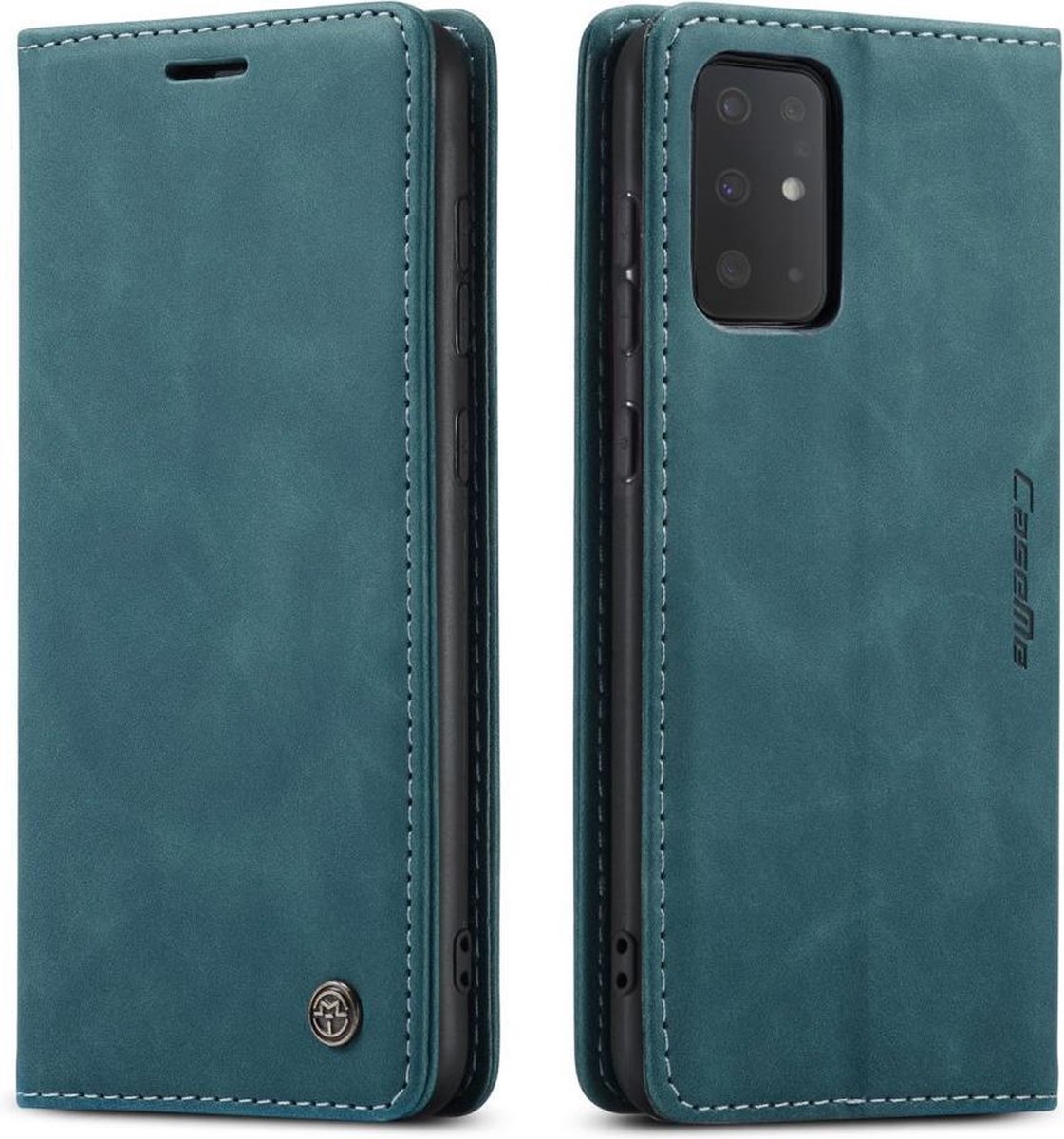 CaseMe Book Case - Geschikt voor Samsung Galaxy S20 Ultra Hoesje - Groen