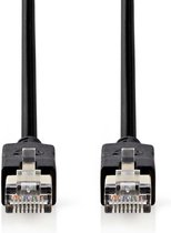 CAT6-kabel | RJ45 (8P8C) Male | RJ45 (8P8C) Male | F/UTP | 3.00 m | Rond | PVC LSZH | Antraciet | Polybag