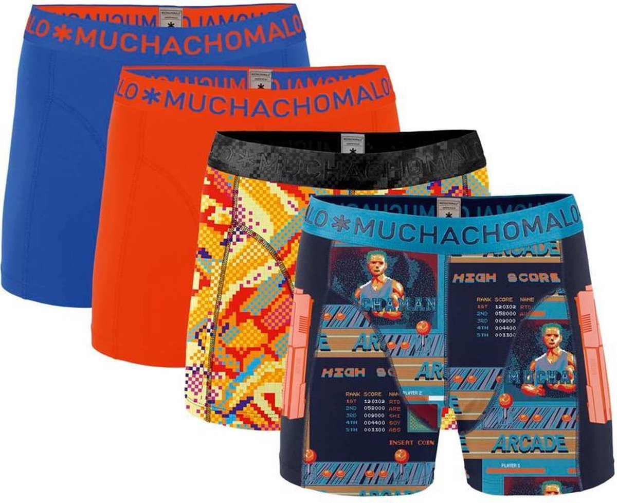 Katoenen boxershorts voor jongens, 4-pack - Ultrazachte boxershorts