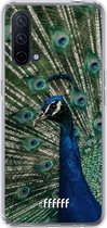 6F hoesje - geschikt voor OnePlus Nord CE 5G -  Transparant TPU Case - Peacock #ffffff