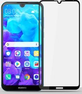 Huawei Y5 2019 - Full Cover Screenprotector - Gehard Glas - Zwart