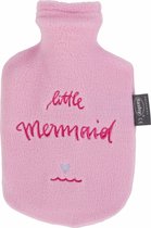 Warm water kruik - Met roze hoes 'Little Mermaid'