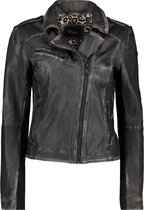 DNR Jas Leather Jacket 57443 652 Dames Maat - 44