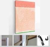 Set of Abstract Hand Painted Illustrations for Postcard, Social Media Banner, Brochure Cover Design or Wall Decoration Background - Modern Art Canvas - Vertical - 1883858431 - 115*