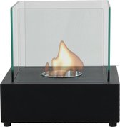 Enjoyfires bio ethanol tafelhaard binnen 30x30x30 cm - zwart
