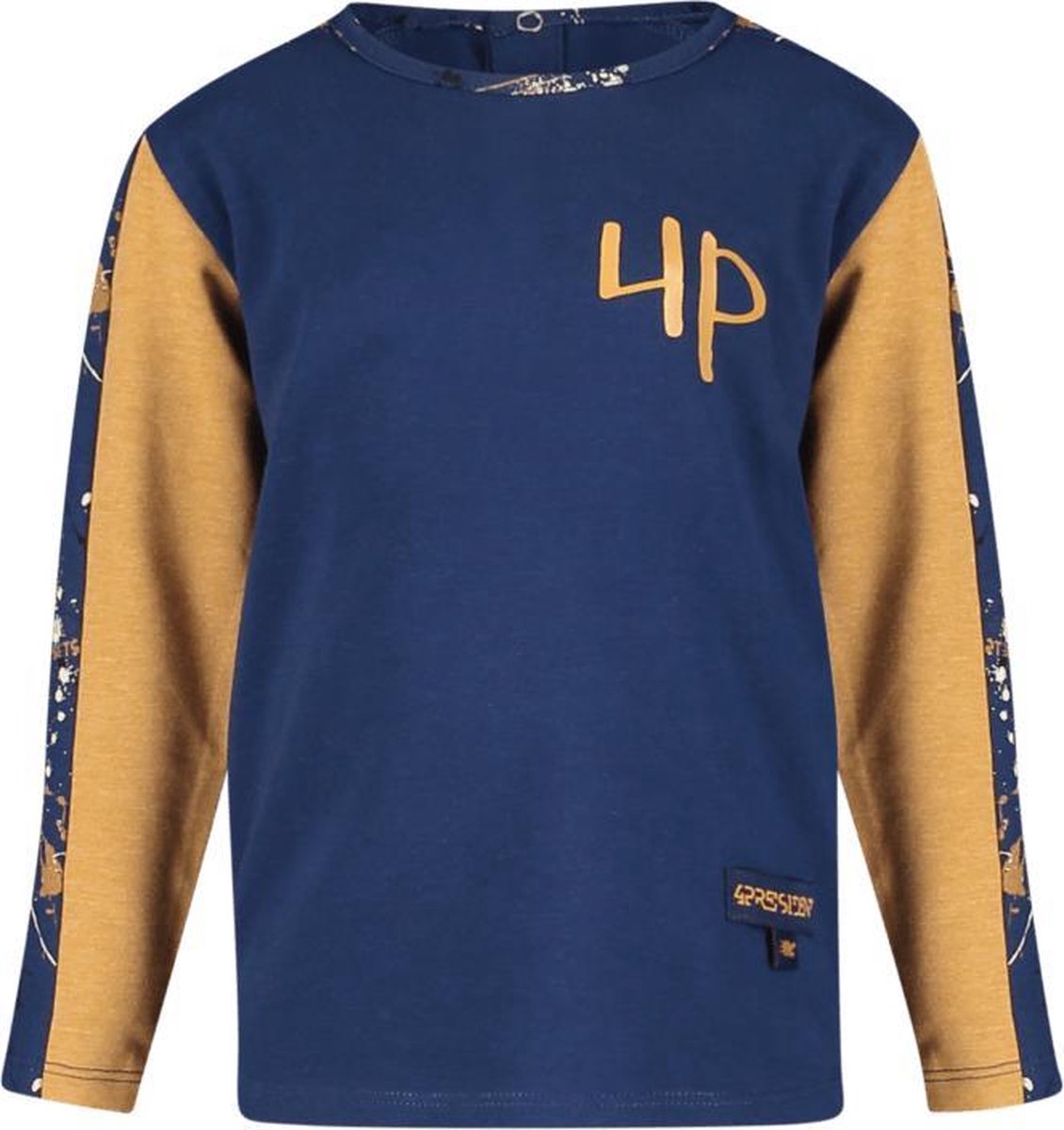 4President baby jongens shirt Malik Indigo Maat 86