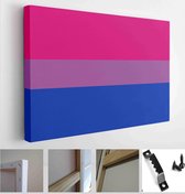 Sexual identity pride flags set, LGBT symbols. Flag gender sexe gay, transgender, bisexual, lesbian and others - Modern Art Canvas - Horizontal - 1681461886 - 80*60 Horizontal