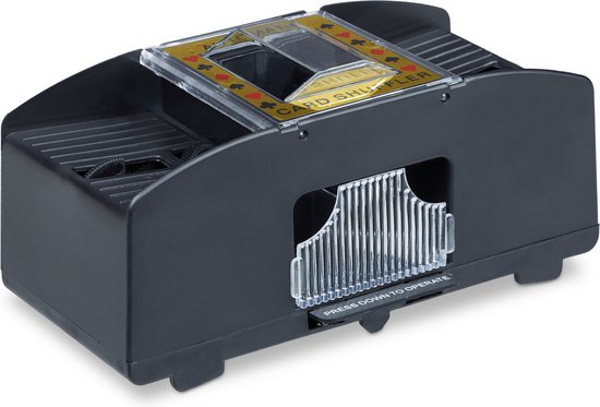 Automatische kaartschudmachine voor 2 decks, poker schudmachine