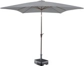 Kopu® vierkante parasol Malaga 200x200 cm - Light Grey