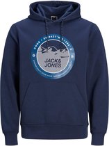 Jack and Jones - Heren Hoodie - Model Jcobilo - Navy