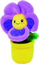 Jemini Knuffel Bloempot Junior 15 Cm Pluche Paars/geel