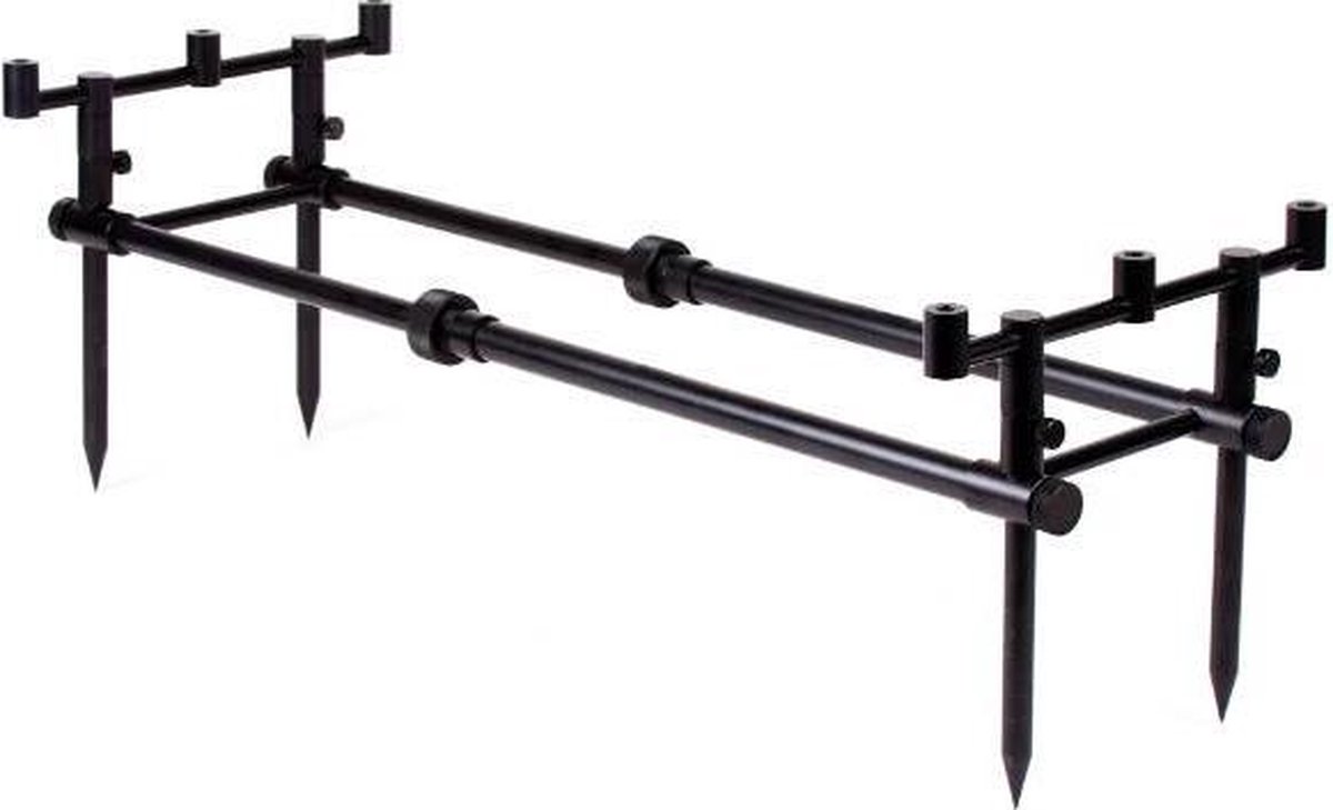 X2 Chunky Black Rodpod - Karpervissen - Stevig Aluminium - Voor 3 hengels - Compleet