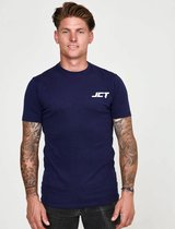 JORCUSTOM HorsePower Slim Fit T-Shirt - Navy - Volwassenen - Maat XS