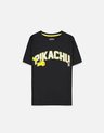 Pokémon - Running Pika Dames T-shirt - XL - Zwart