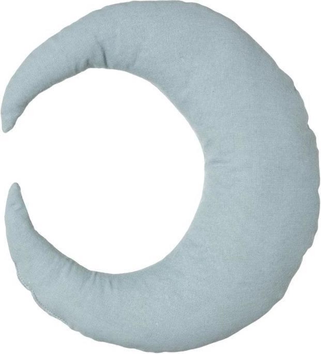 Atmosphera Berlingot Lune - Kinderkussen - Blauw - 32x28 cm