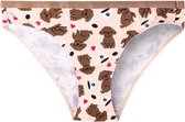 Good Mood Dames Slip - Puppucino - XL