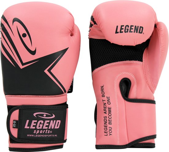 Gants de boxe Legend EcoFIT rose 10 oz