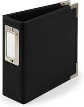 We R Memory Keepers Classic leather Album - 10.1x10.1cm Zwart