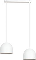 Elegante hanglamp met 2 kappen in 4 kleuren beschikbaar