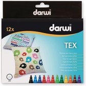 Darwi - Marker Textile Tex Pointe 3Mm 12Pcs