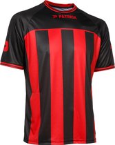 Patrick Coruna Shirt Korte Mouw Heren - Zwart / Rood | Maat: XL