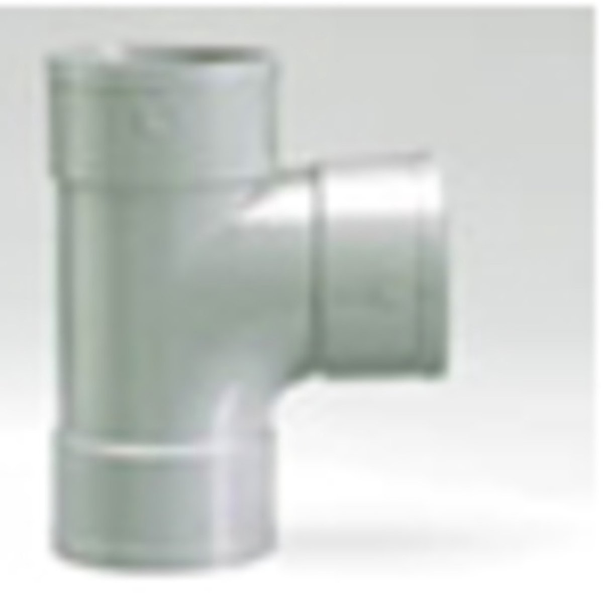 PVC Tee 90gr. 3xmof grijs 75mm