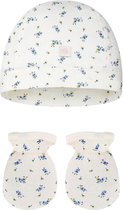 Petit Bateau - Newborn set met bloemenprint