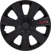 J-tec Wieldoppenset Gtr Carbon 15 Inch Abs Zwart 4 Stuks