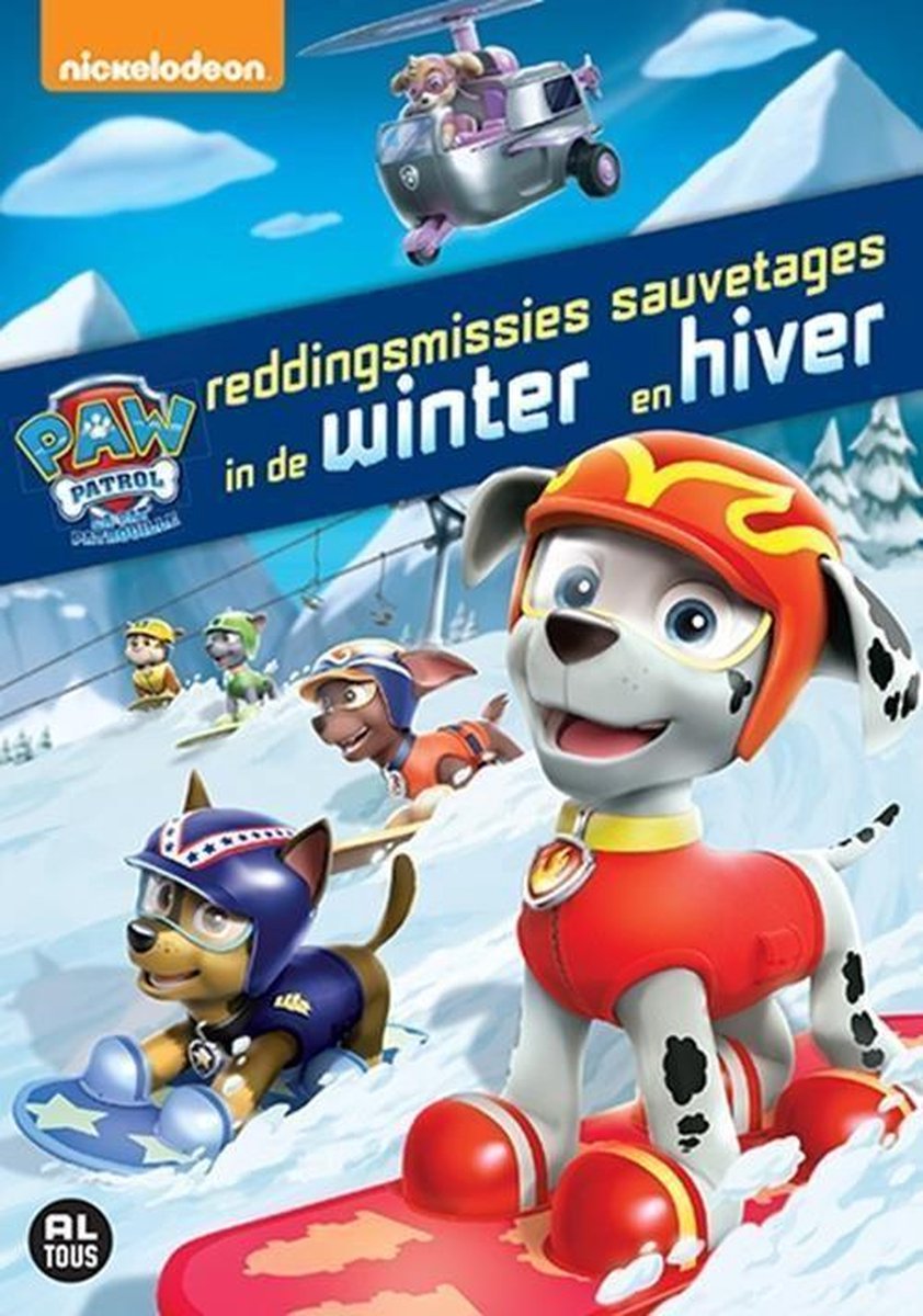 Paw Patrol - Reddingsmissies In De Winter (DVD)